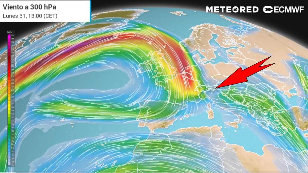 La situación atmósferica en España a comienzos de mes. Meteored.