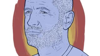 José Ángel Mañas. Ilustración: Daniel Hidalgo