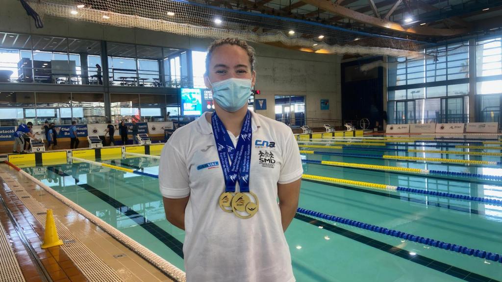 La nadadora Paula Otero.