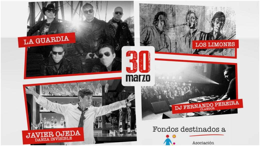 El cartel del festival benéfico Lo bueno de conocernos.