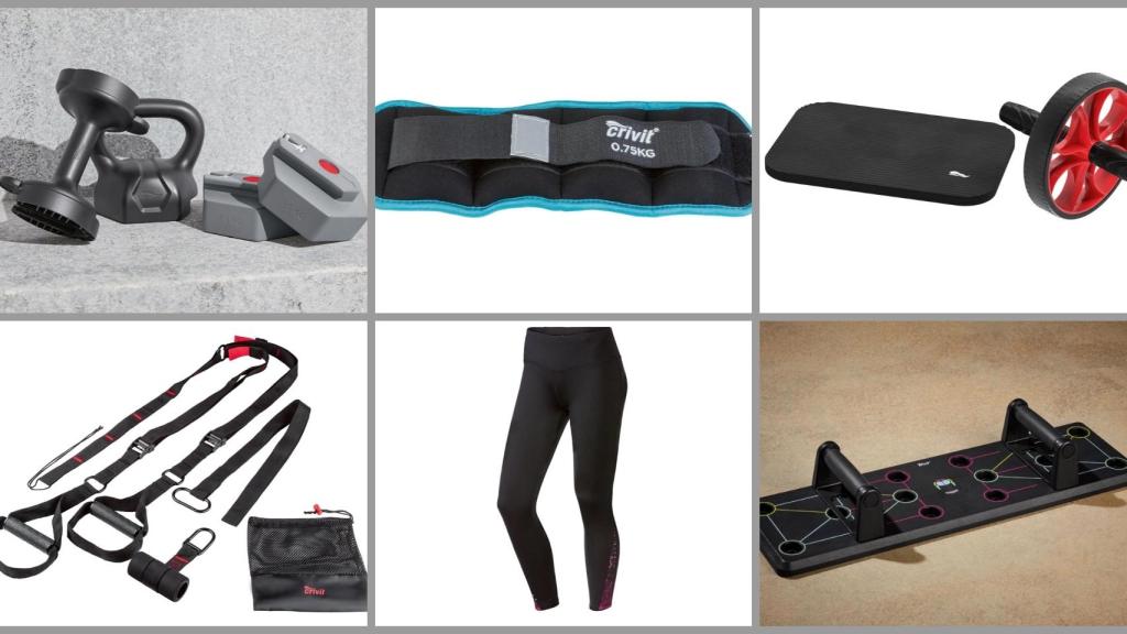 Productos para el gimnasio de Lidl