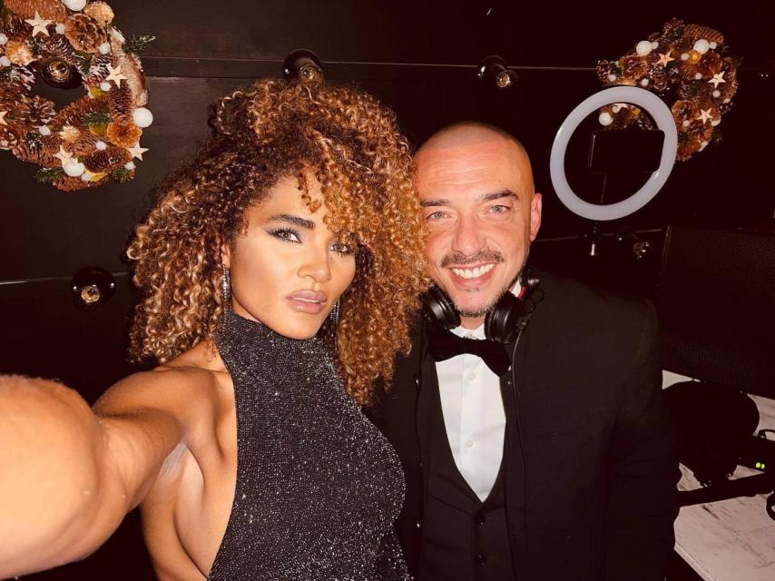 Dani DJ junto a su pareja, la también artista Irina Martínez.
