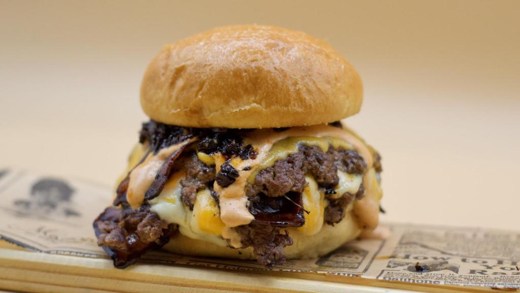 Fotografía de la hamburguesa de Briochef.