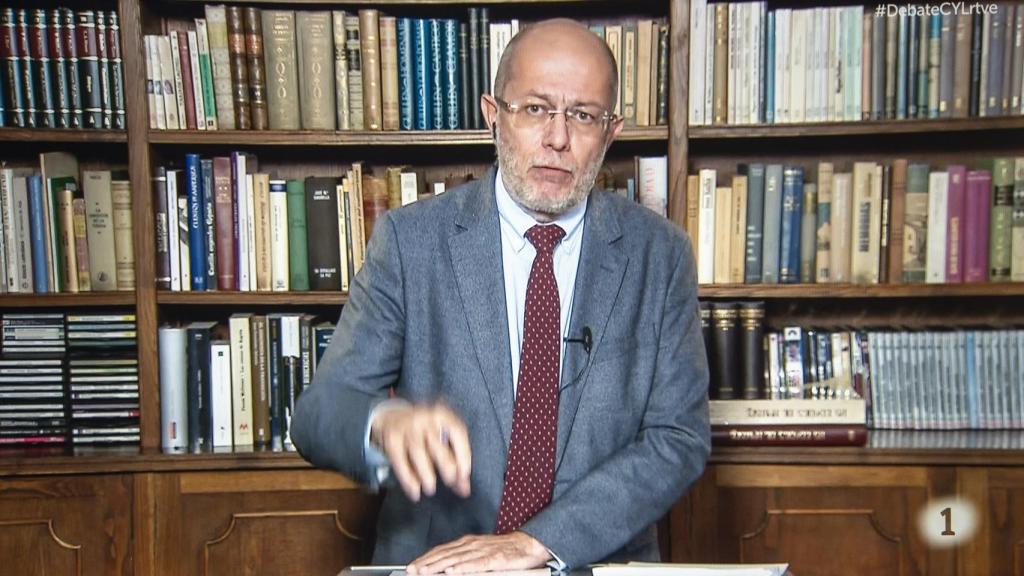 Francisco Igea durante el primer debate