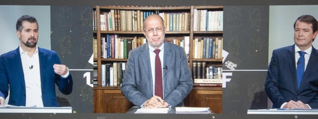 Momento del debate electoral