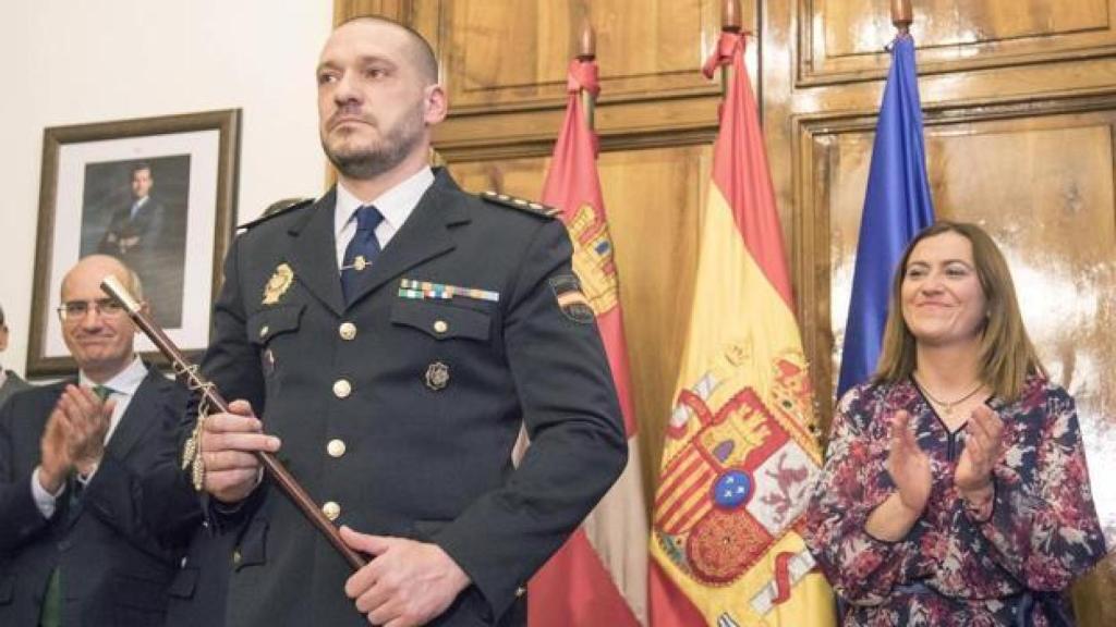 Luis J. Esteban Lezáun, el día de toma de posesión en Salamanca. / ICAL