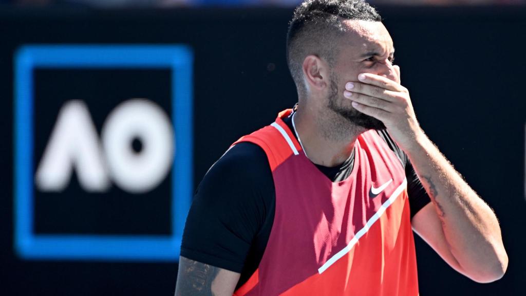 Nick Kyrgios, durante el Open de Australia 2022
