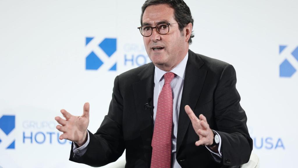 El presidente de la CEOE, Antonio Garamendi