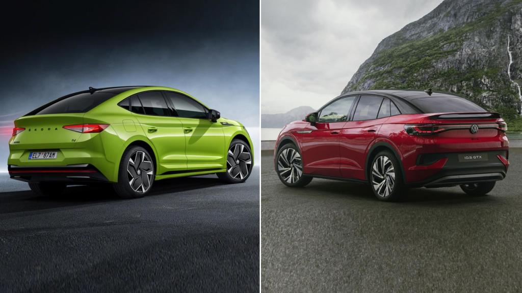 Skoda Enyaq Coupé y Volkswagen ID.4, dos nuevos SUV coupé eléctricos.