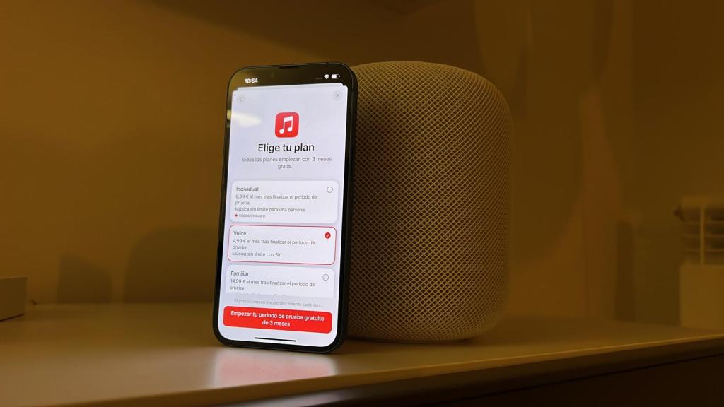 Opciones de Apple Music