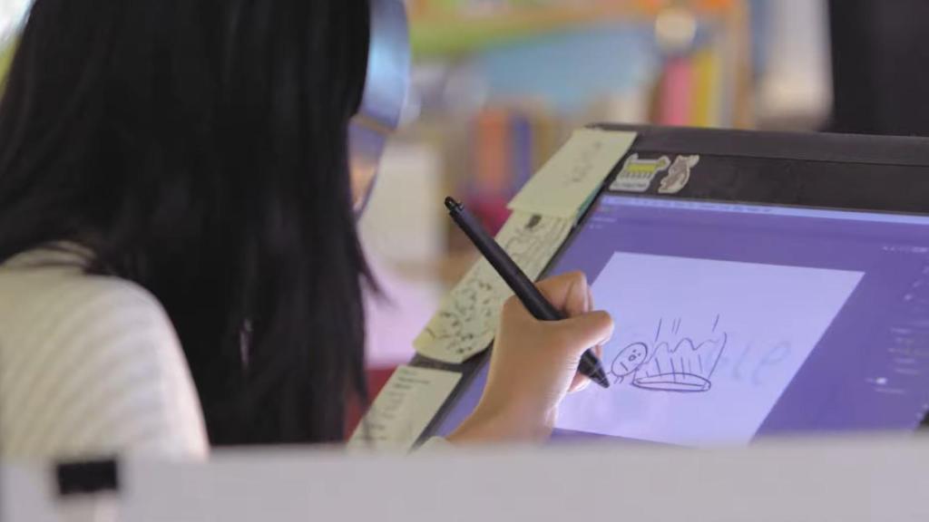 Doodler dibujando doodles