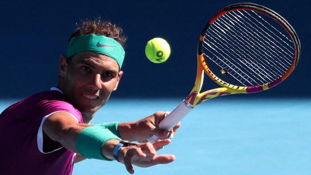 Rafa Nadal en el Open de Australia