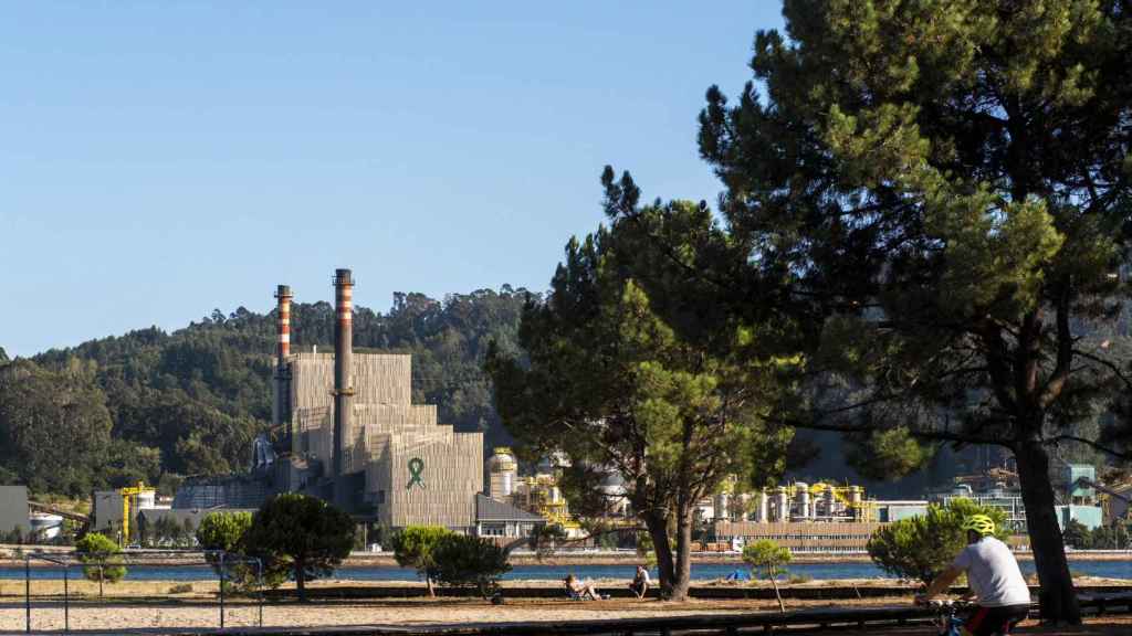 La biofábrica de Ence en Pontevedra.