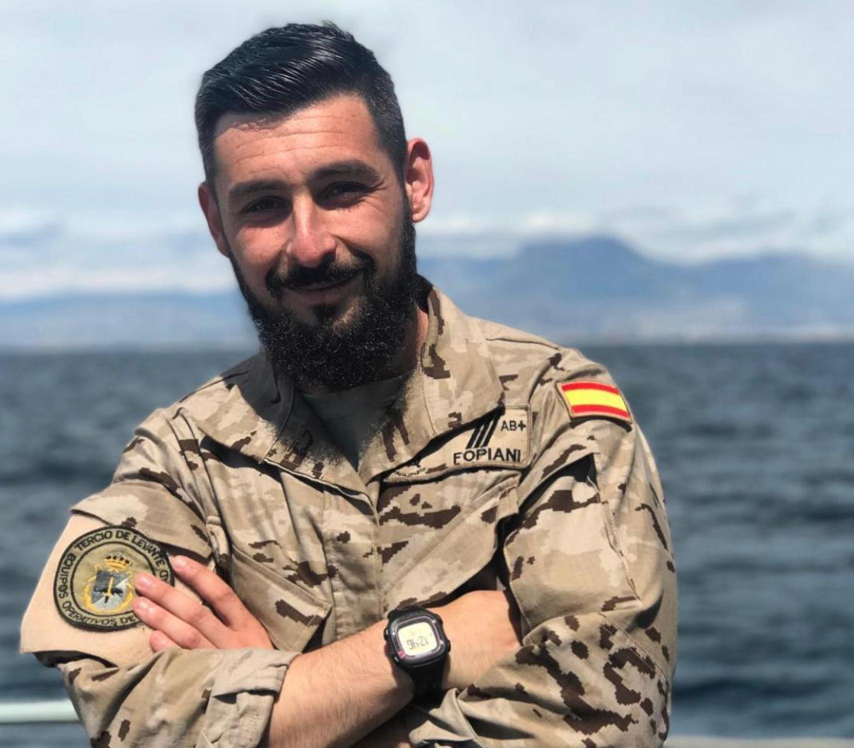 El escritor y militar Daniel Fopiani.