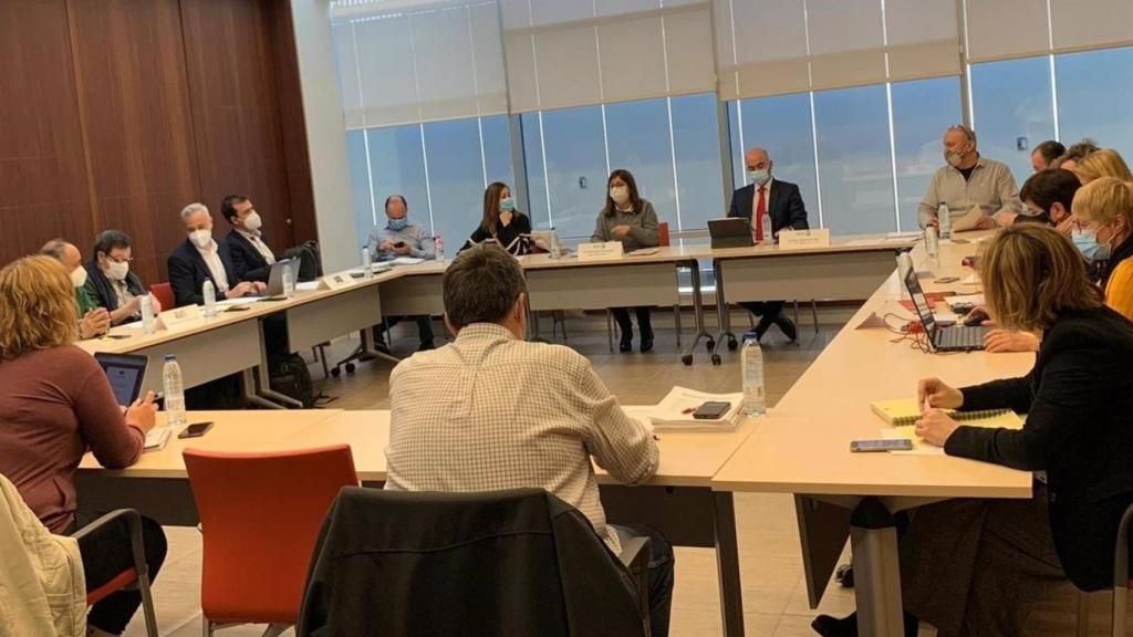 Mesa sectorial del Sescam. Foto: JCCM