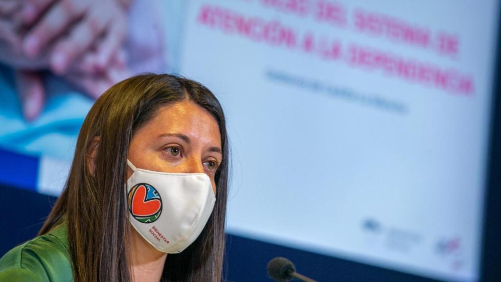 Bárbara García, consejera de Bienestar Social de Castilla-La Mancha, en una imagen de este jueves