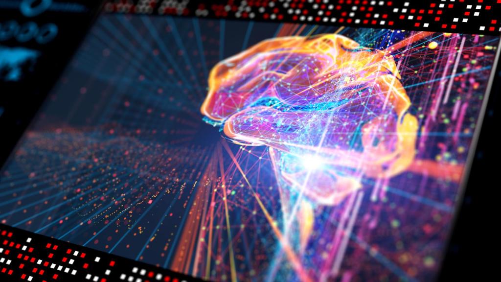 Imagen digitalizada de un cerebro humano