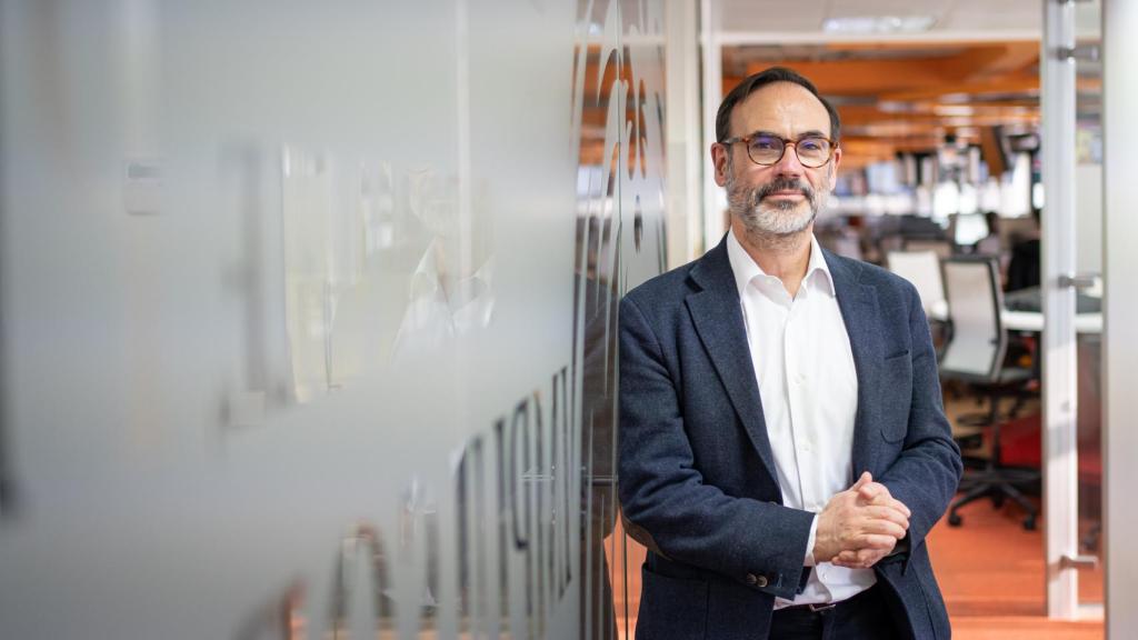 Fernando Garea en la redacción de EL ESPAÑOL.