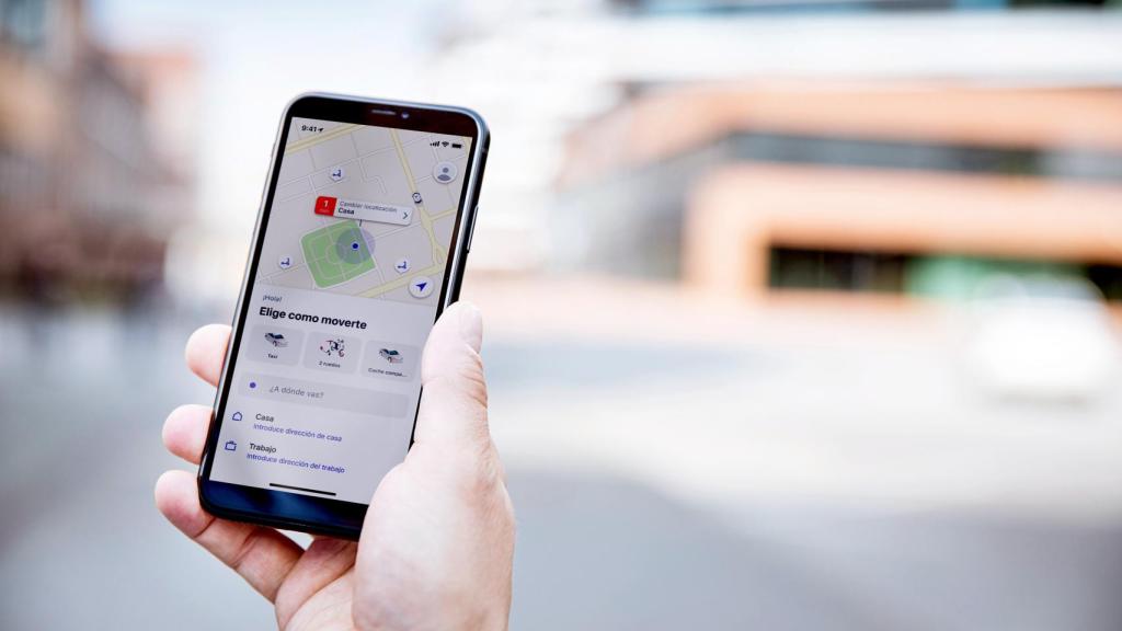 Imagen de la 'app' de Free Now.