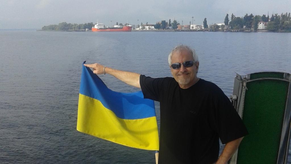 Julio Suárez, empresario español, en Ucrania.