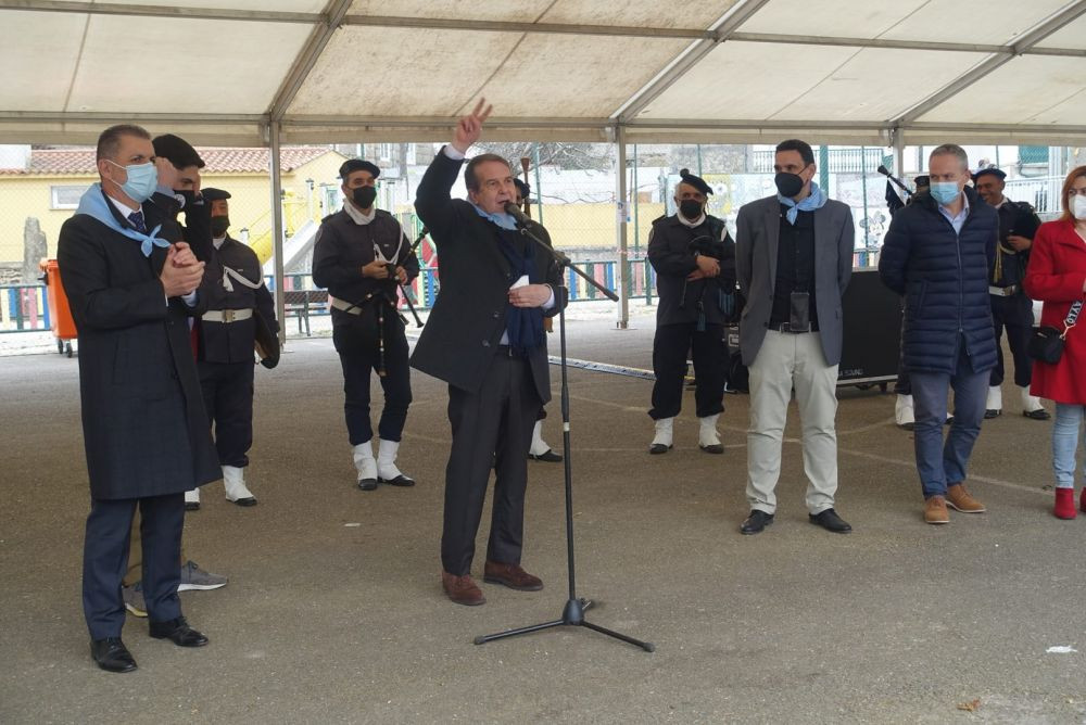 Abel Caballero participó en las fiestas de San Blas, en Bembrive.