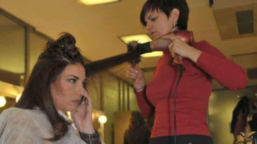 Luz Valero, la peluquera de la reina Letizia.