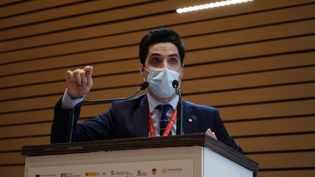 Emilio Corchado, director de CYL-HUB en la presentación de hoy celebrada en Valladolid