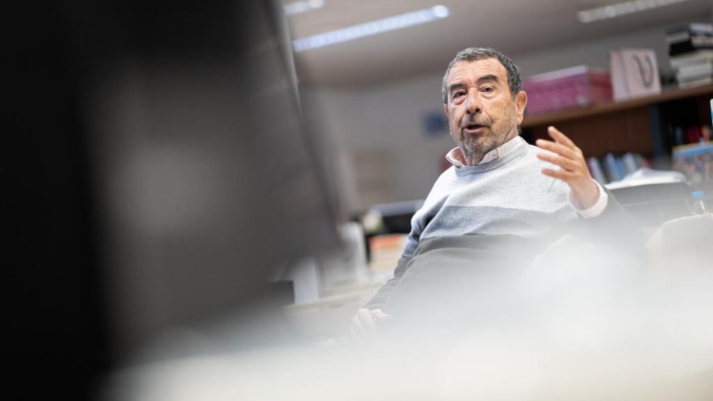 Garci en Esradio durante la entrevista.