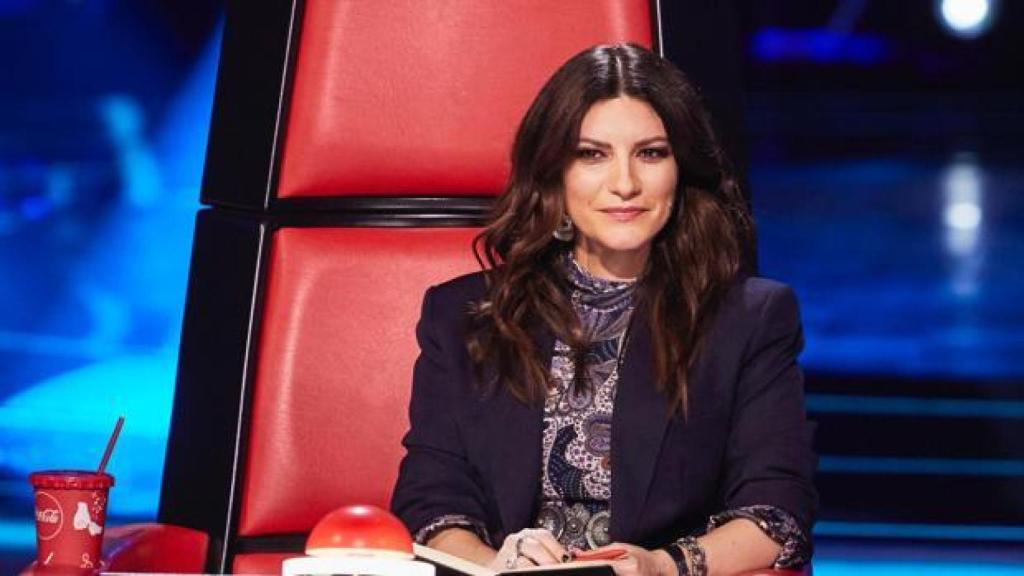 Laura Pausini durante su desempeño como coach de 'La Voz' 2020.