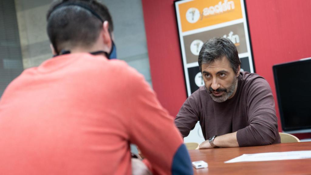 Juan del Val durante su entrevista con EL ESPAÑOL.
