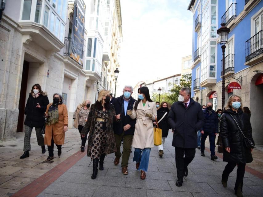 Villacís en su visita a Burgos
