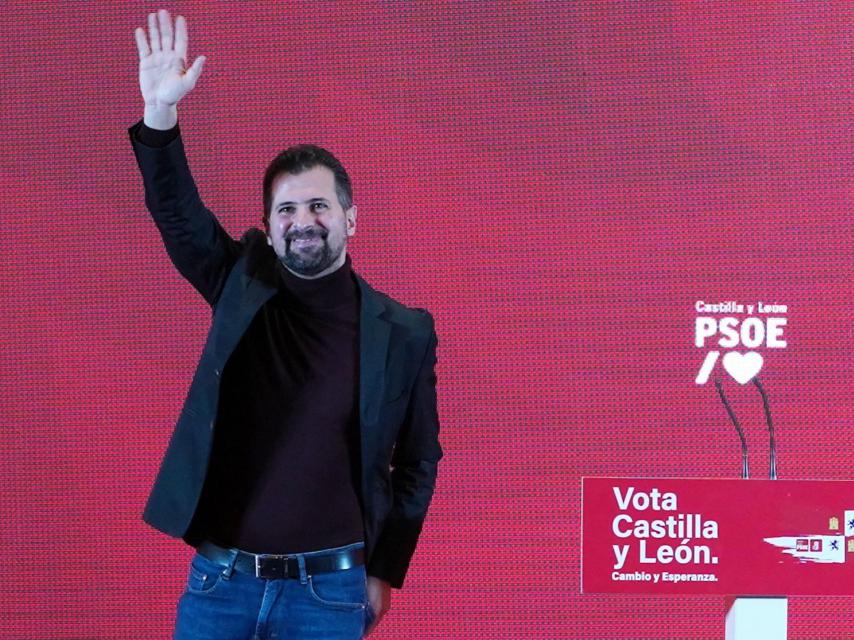 Luis Tudanca en el mitin de Salamanca / Miriam Chacón ICAL