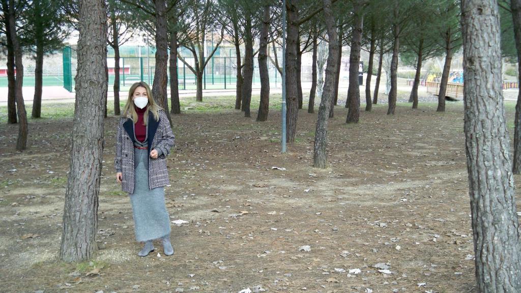 La concejala de Medio Ambiente, Marta Labrador, visita la zona a tratar