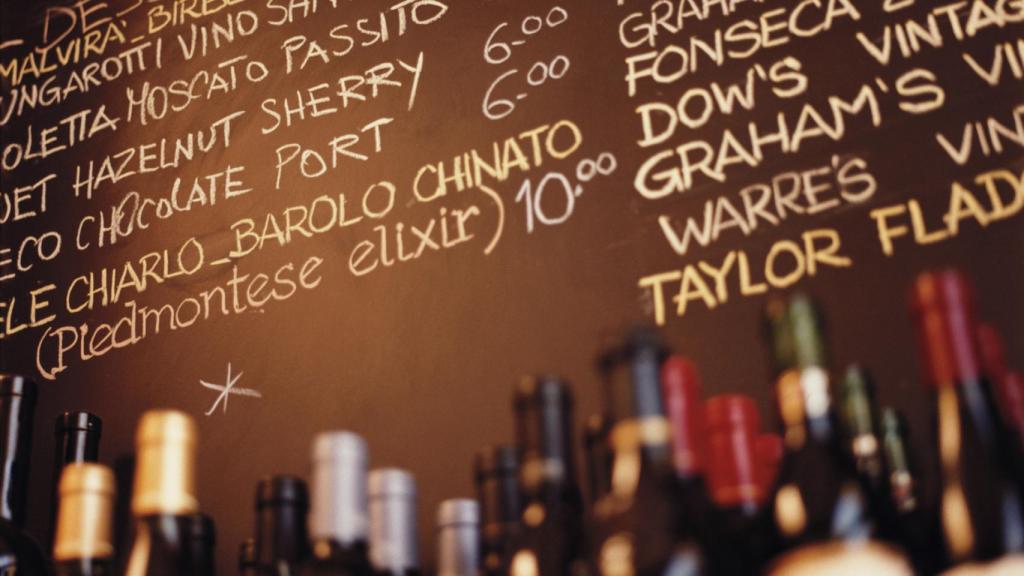Una buena carta ofrece vinos por copa