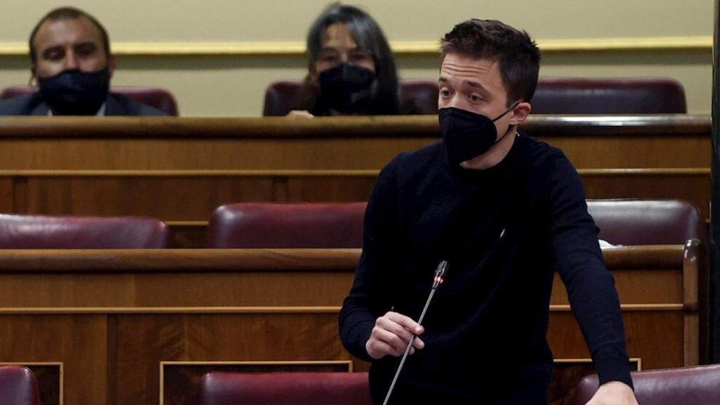 Íñigo Errejón, líder de Más País, en una intervención en el Congreso.