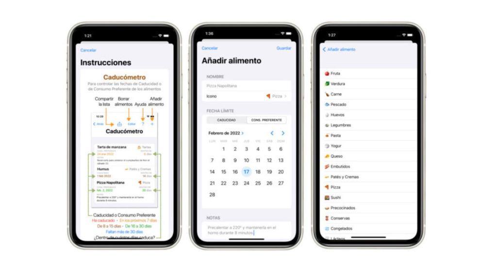 App Caducómetro para Apple
