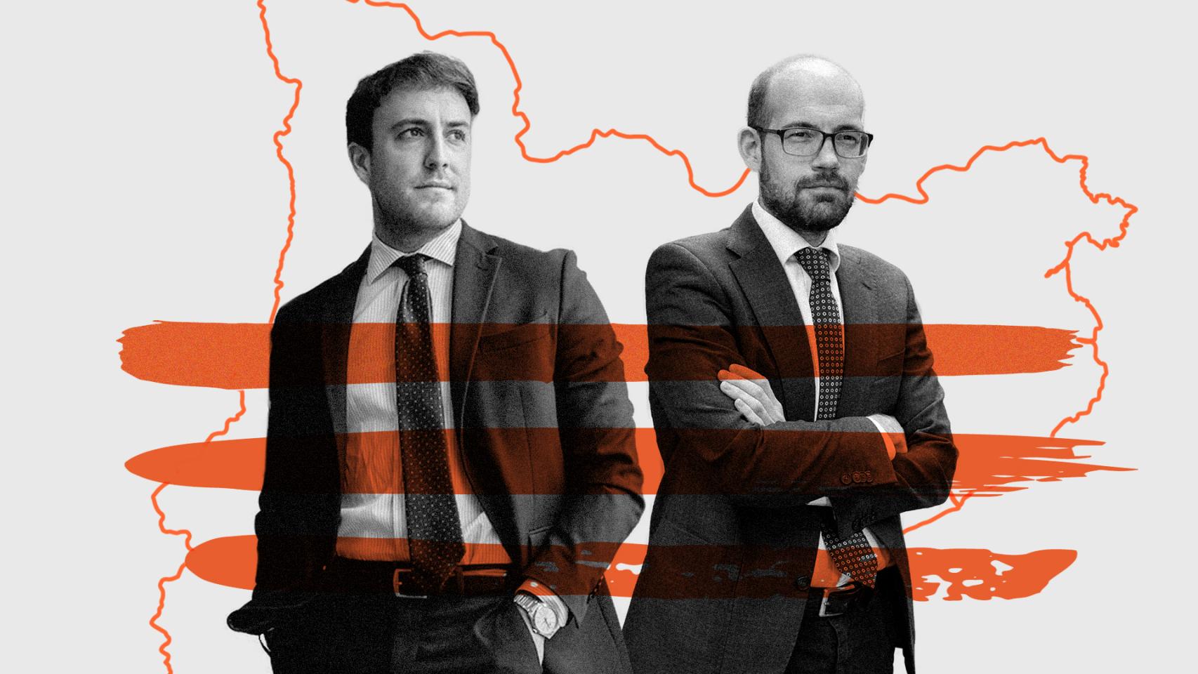 Los jueces Artillo y Muñoz del Toro. El primero ha salido de Cataluña y el otro sigue en un juzgado catalán.