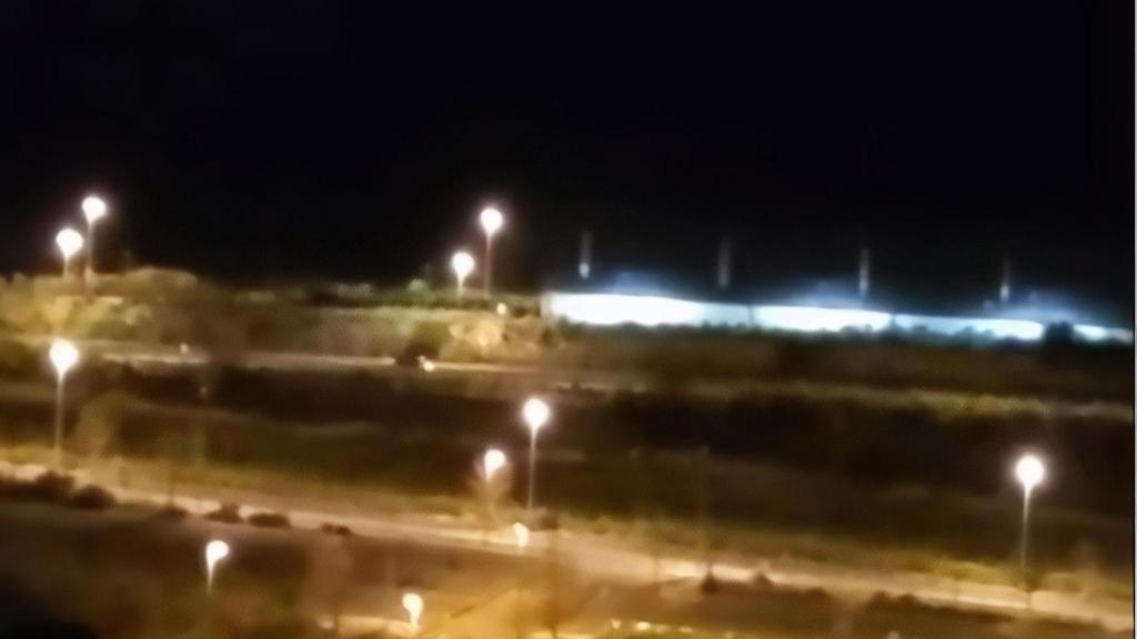 Imagen de una supuesta carrera ilegal en el Polígono de Vío.