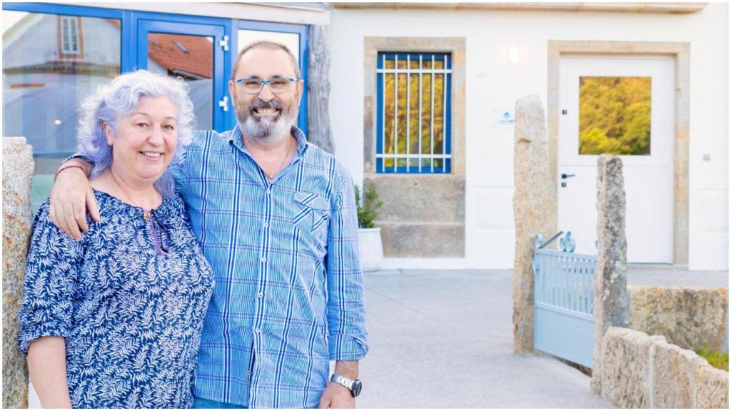 Lucinda Caamaño y José Manuel Calvo, propietarios de Luz de Viro.