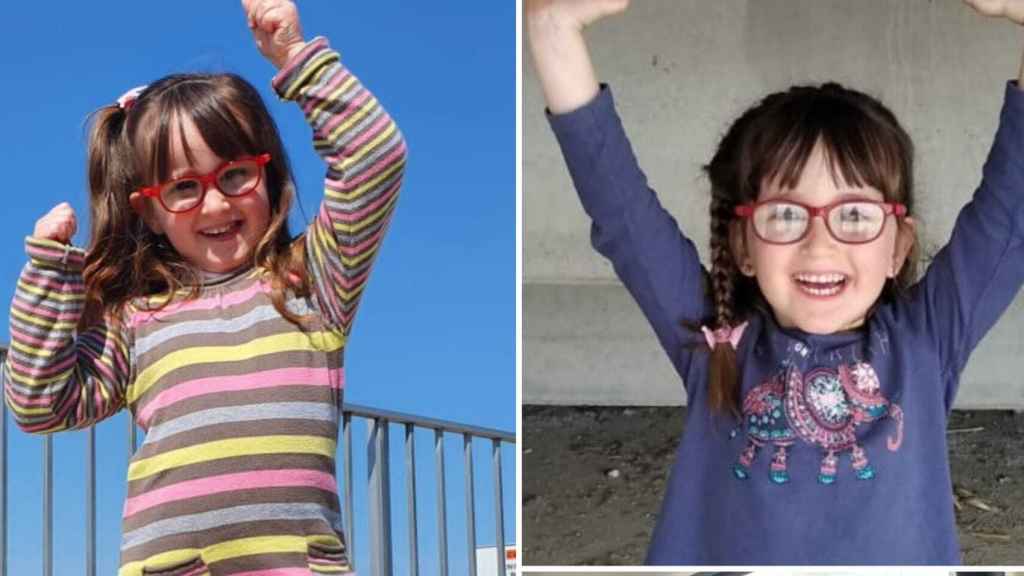 Vera, en varias fotografías difundidas por sus padres.