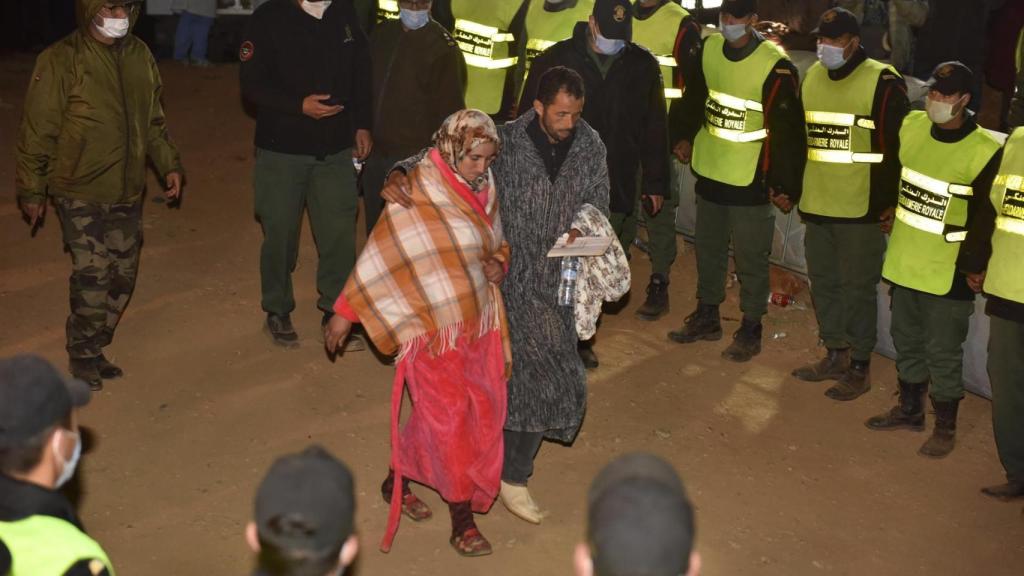 Los padres de Rayan, tras conocer la noticia del fallecimiento de su hijo.