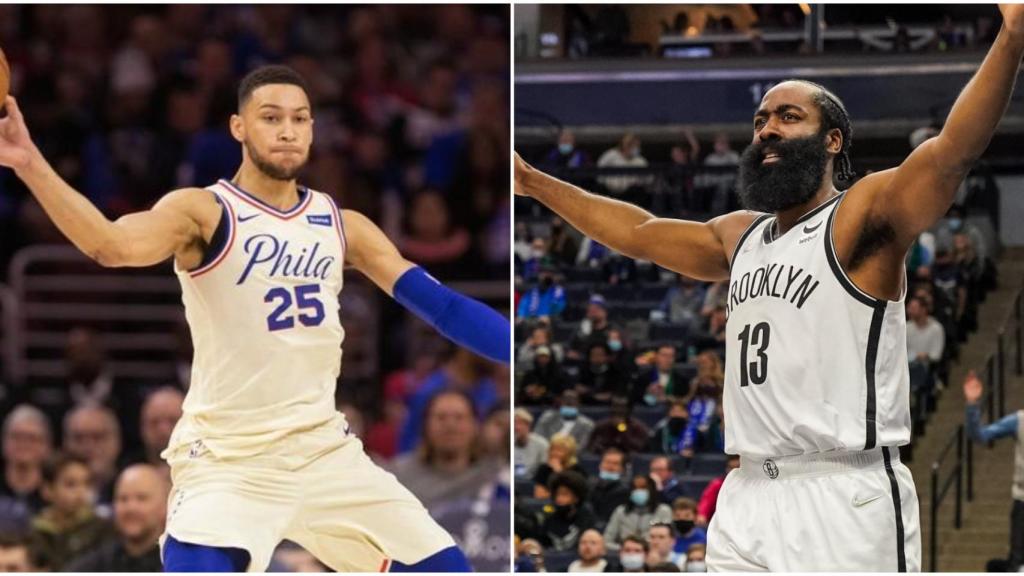 Ben Simmons y James Harden