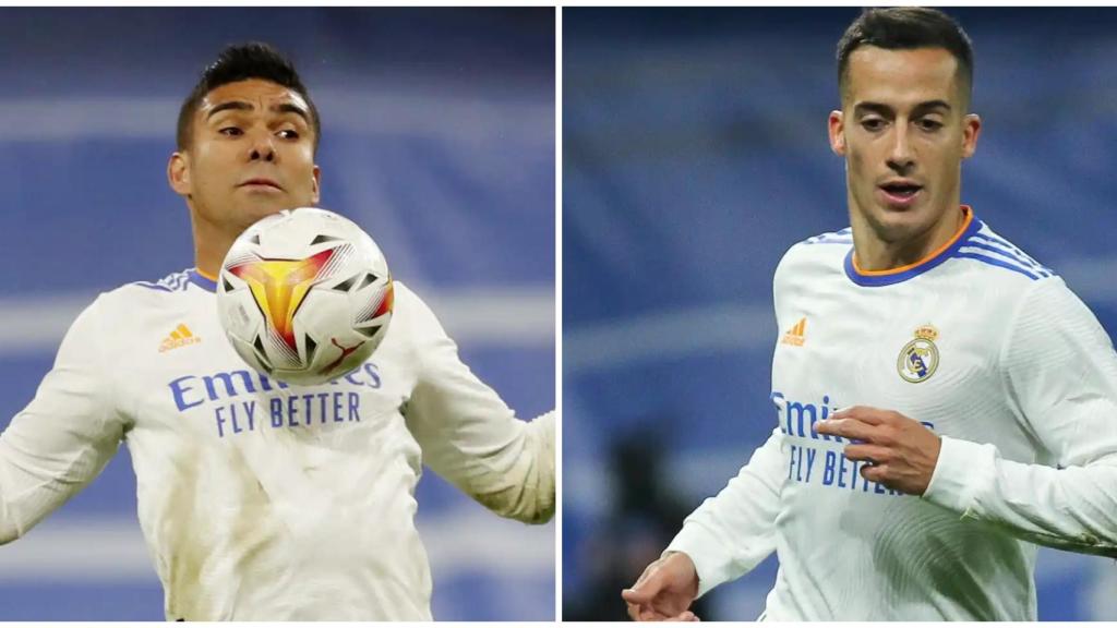 Casemiro y Lucas Vázquez