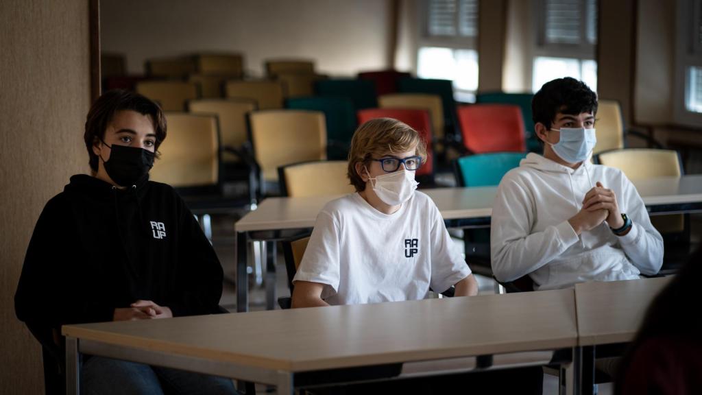 Jorge, Álvaro y Rodrigo de Raup.