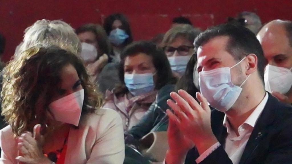 Tudanca junto a María Jesús Montero