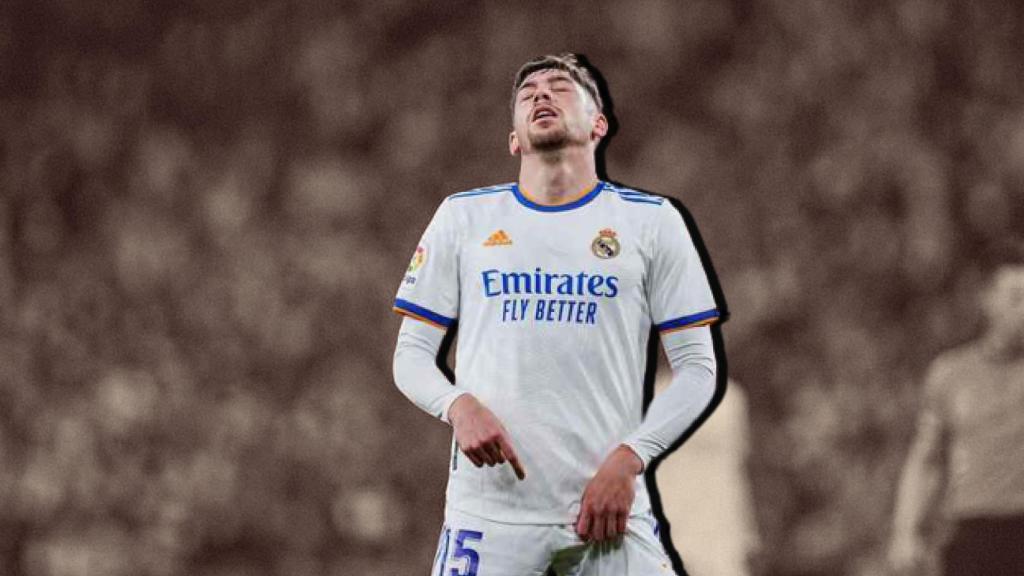 Fede Valverde, en un fotomontaje.