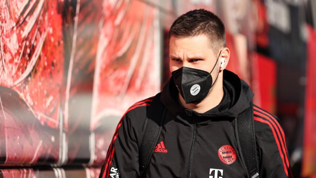 Niklas Sule, antes de un partido con el Bayern Múnich.