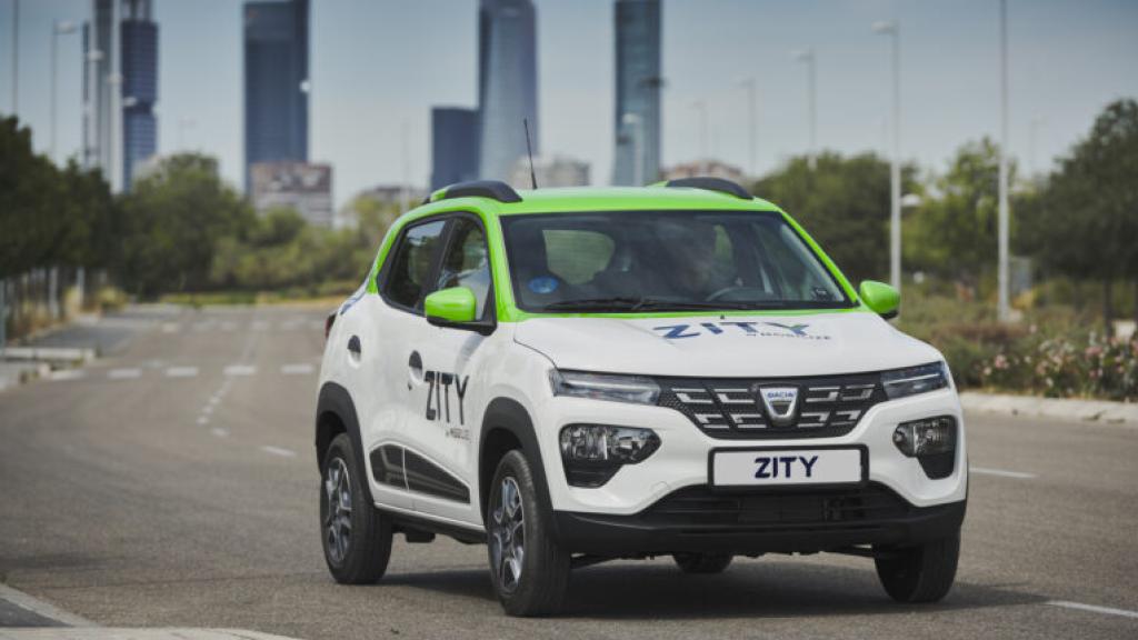 Un vehículo de Zity en Madrid.