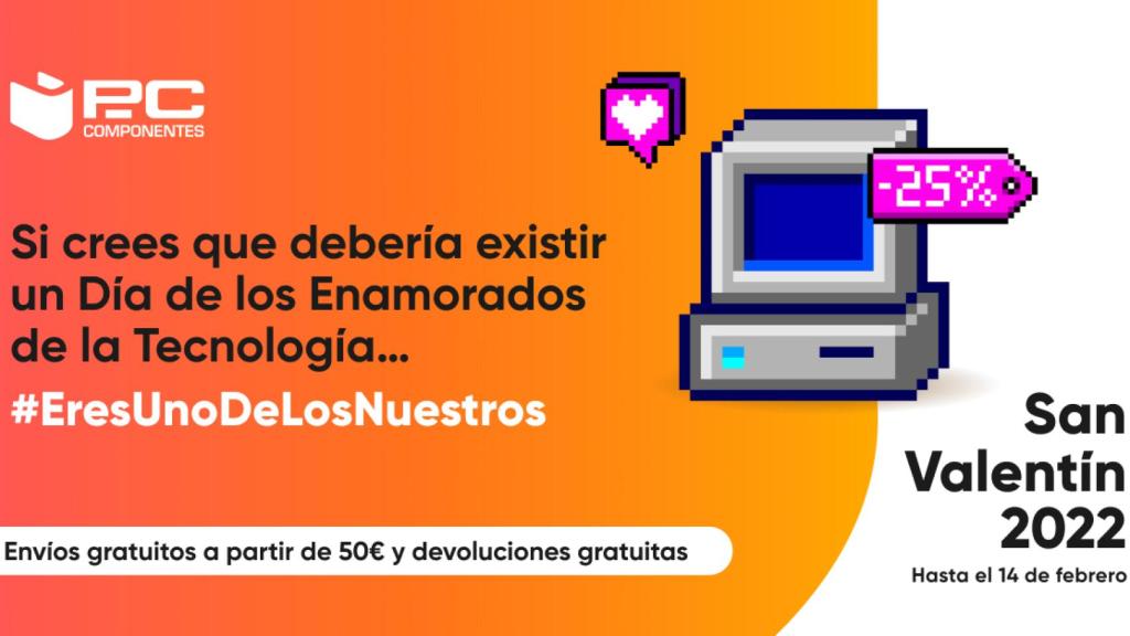 Las mejores ofertas en tecnología de PcComponentes para regalar San Valentín, o darte un capricho