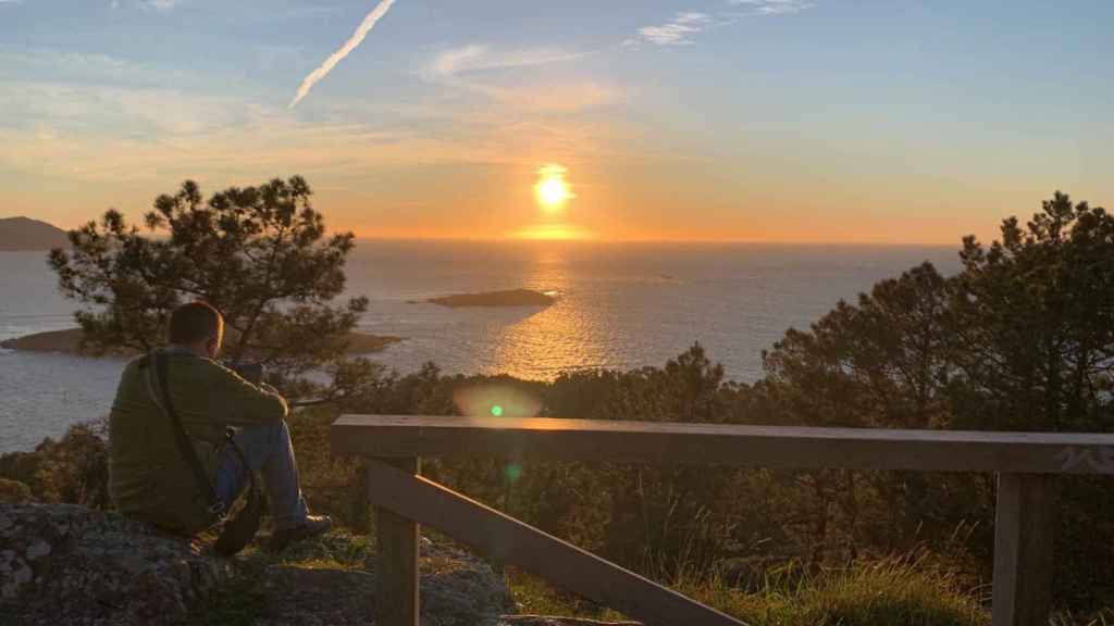 Atardecer desde el mirador de Monteferro.